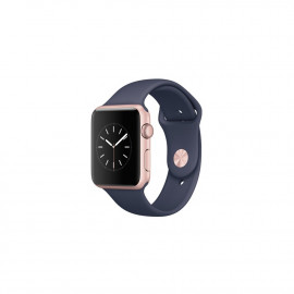 Watch Series 1, 38mm Rose Gold Aluminium Case with Midnight Blue Sport Band