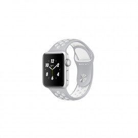Watch Nike+, 38mm Silver Aluminium Case with Flat Silver/White Nike Sport Band Apple products