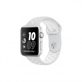 Watch Nike+ 42mm Silver Aluminum Case with Pure Platinum/White Nike Sport Band